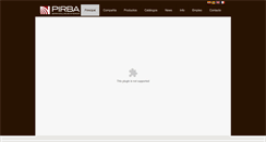 Desktop Screenshot of pirba.com